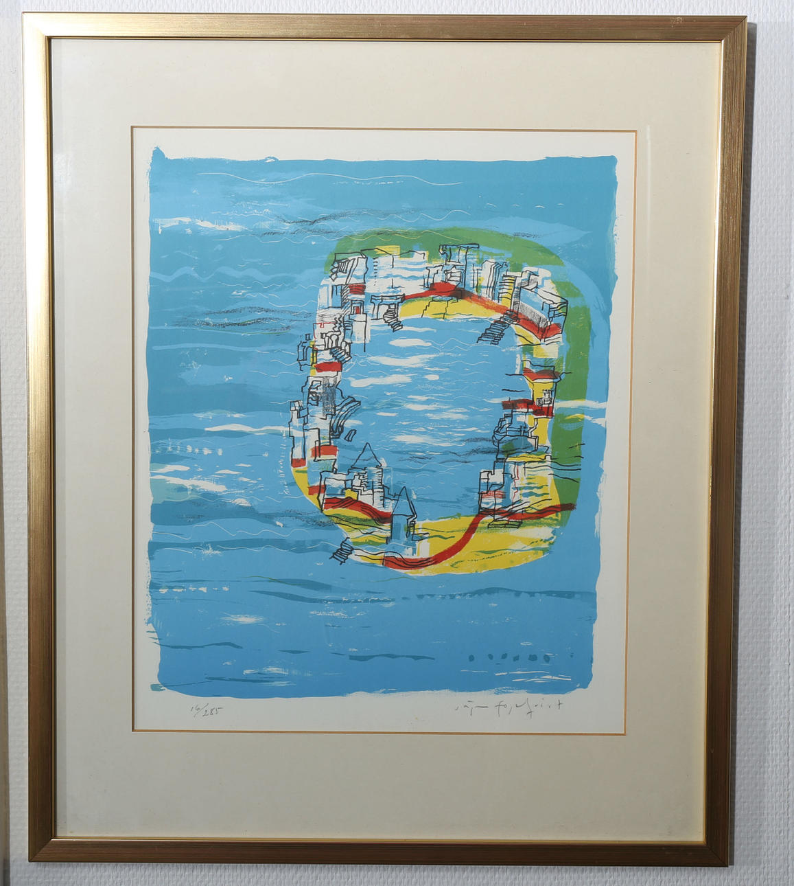 JÖRGEN FOGELQVIST. Litografi, numrerad 16/285, signerad.