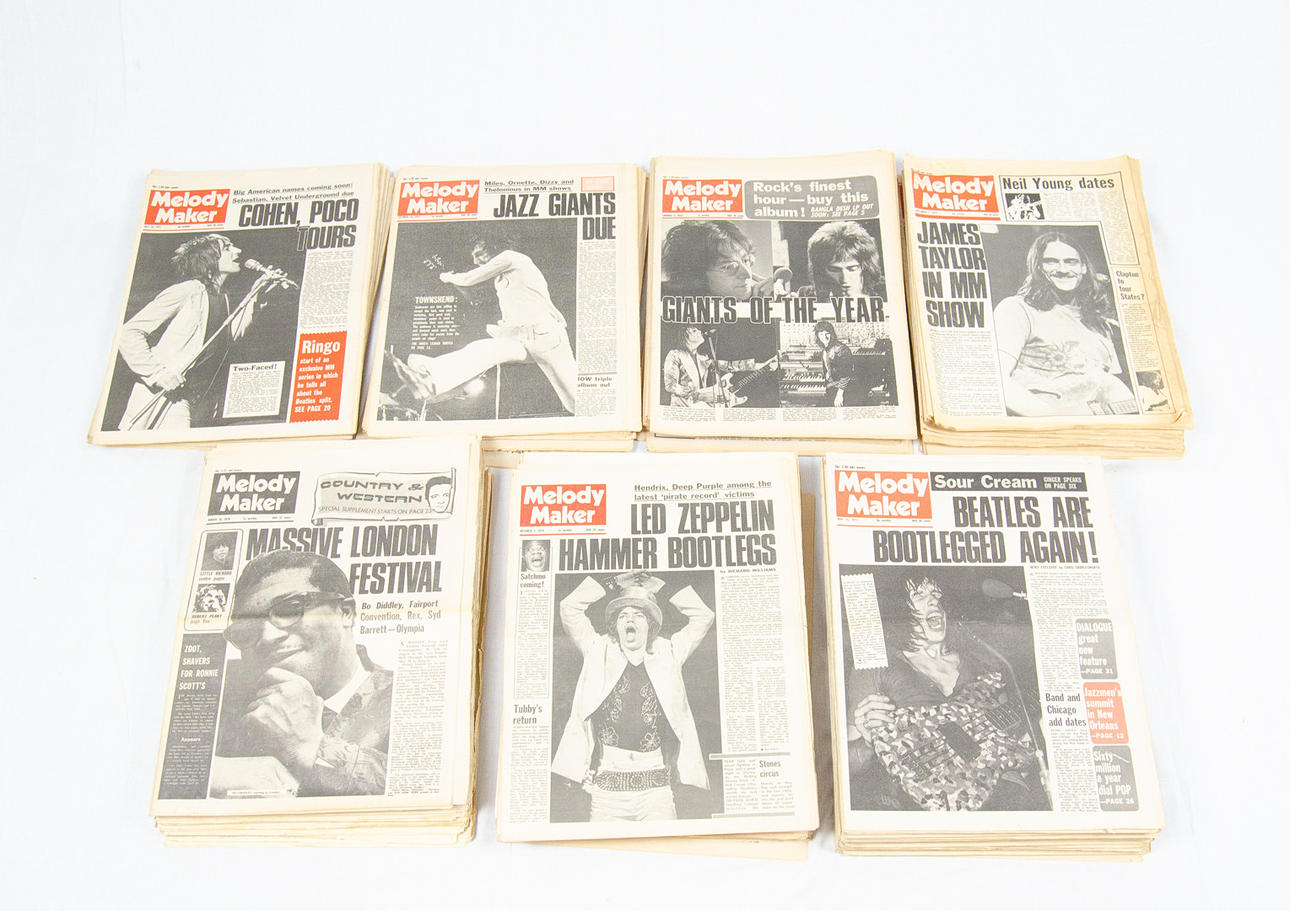 MELODY MAKER, magazine 60s-70s.