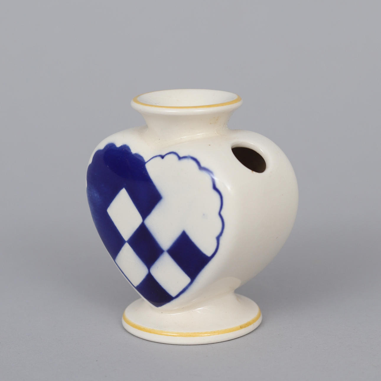 JULEHJERTE, lertøj, Aluminia, Danmark.