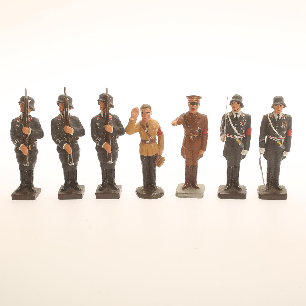 LINEOL, figurer/soldater, 7 stk.