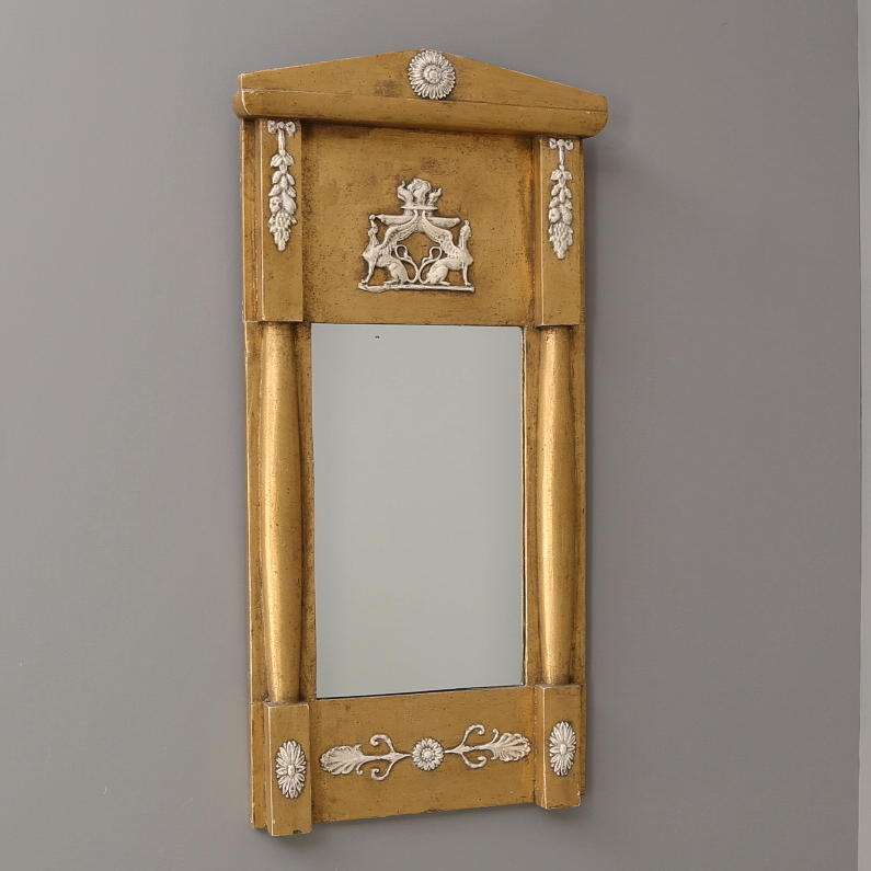 VÄGGSPEGEL, empir, 1800-tal.