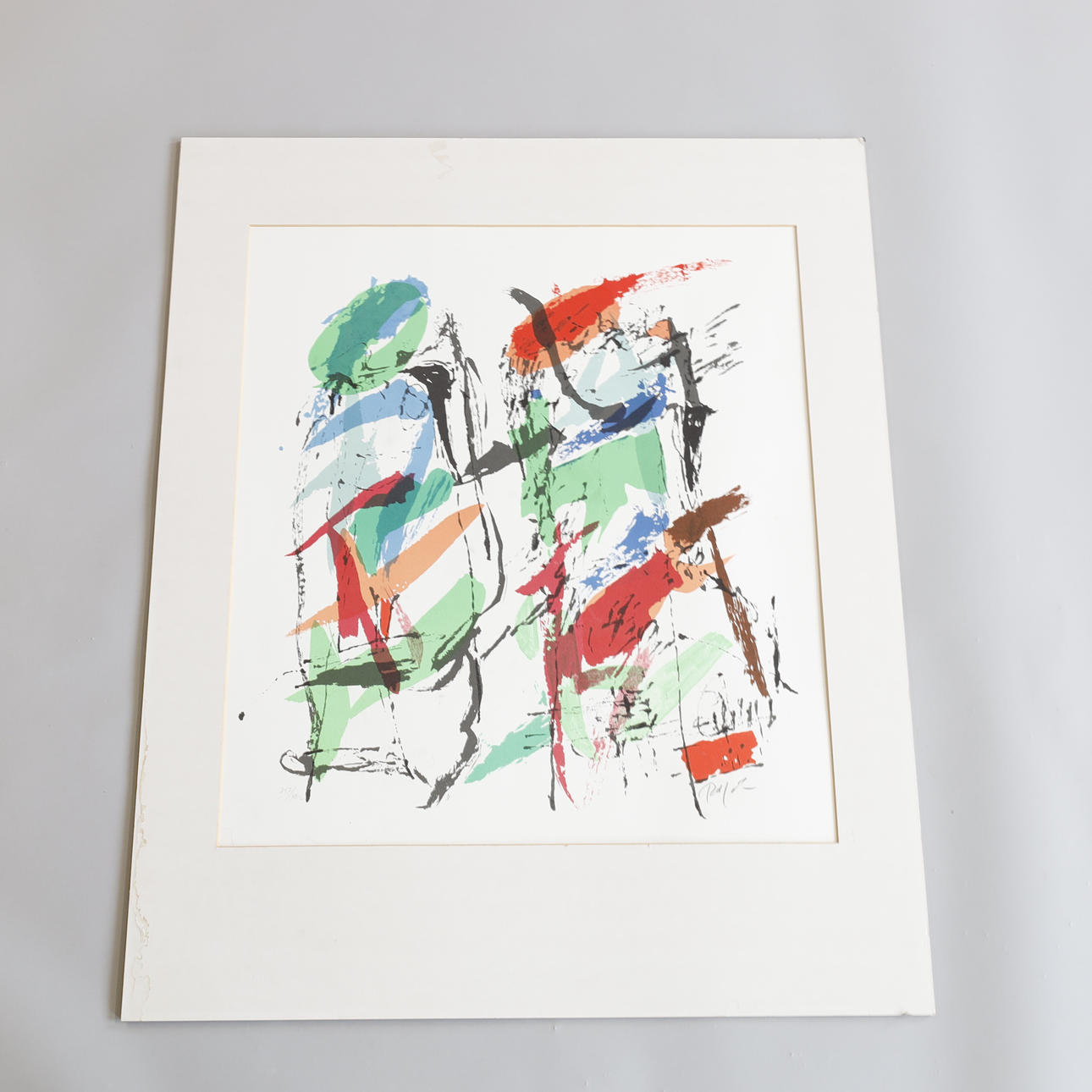 ROBERT JACOBSEN. "THE SIGN OF GEMINI", Lithograph, Signed, 357/400.