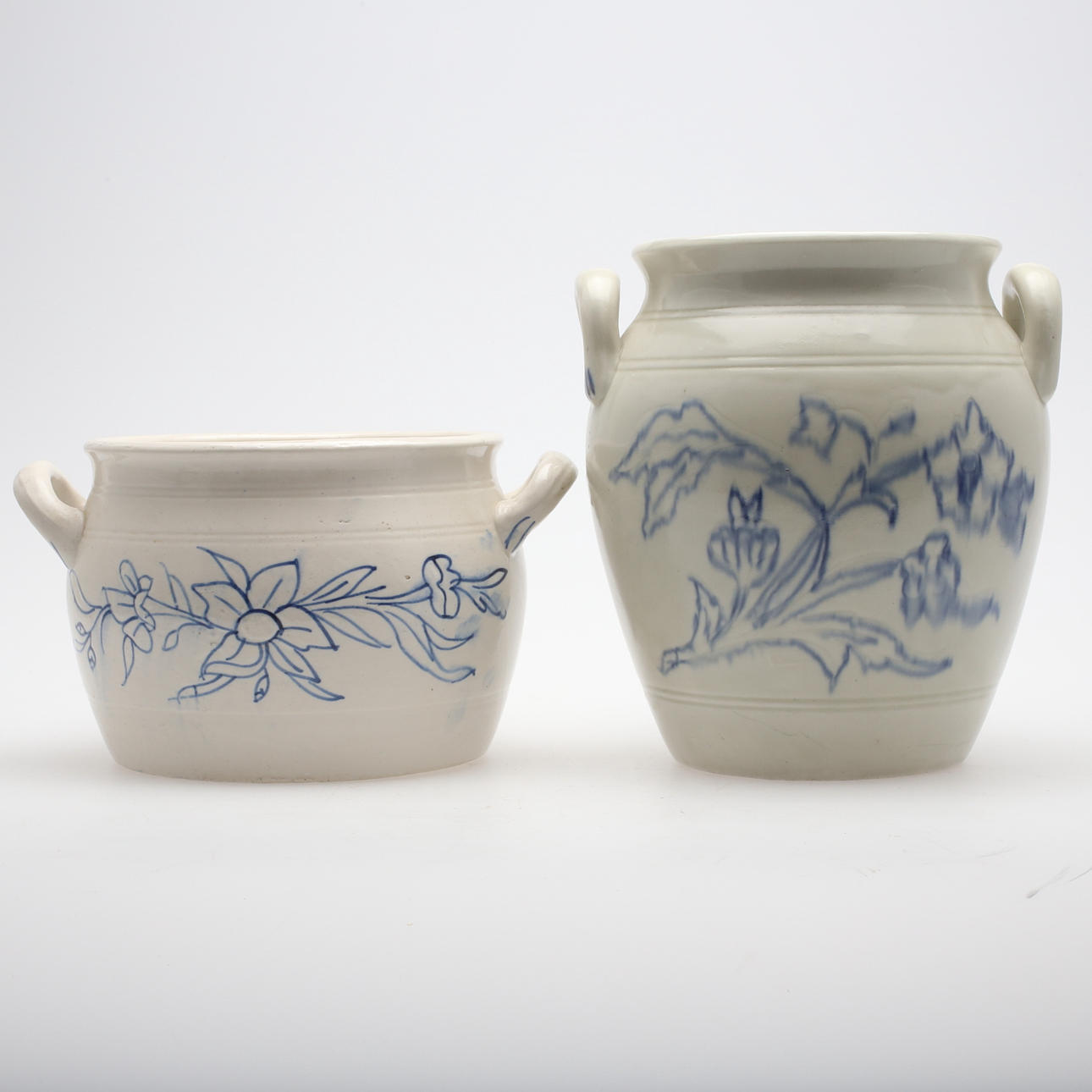 SYLTKRUKOR, 2 st, stenmassa, Rörstrand.