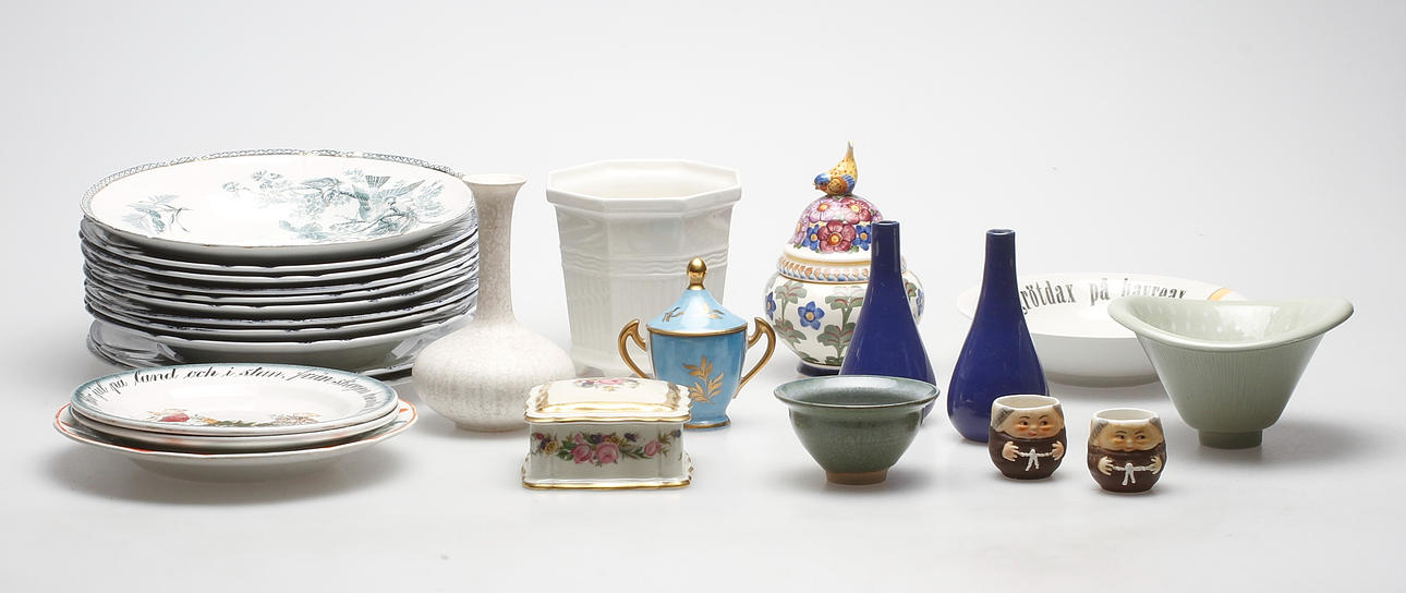 SERVISDELAR, bland annat Gustafsberg.