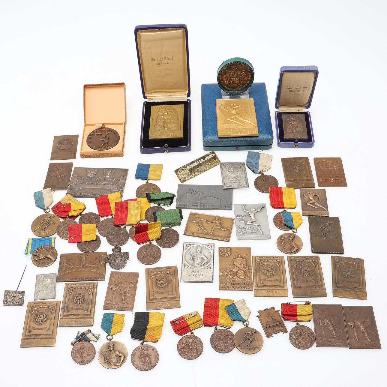 SPORTMEDAILLEN, Ein Menge, 20. Jahrhundert.