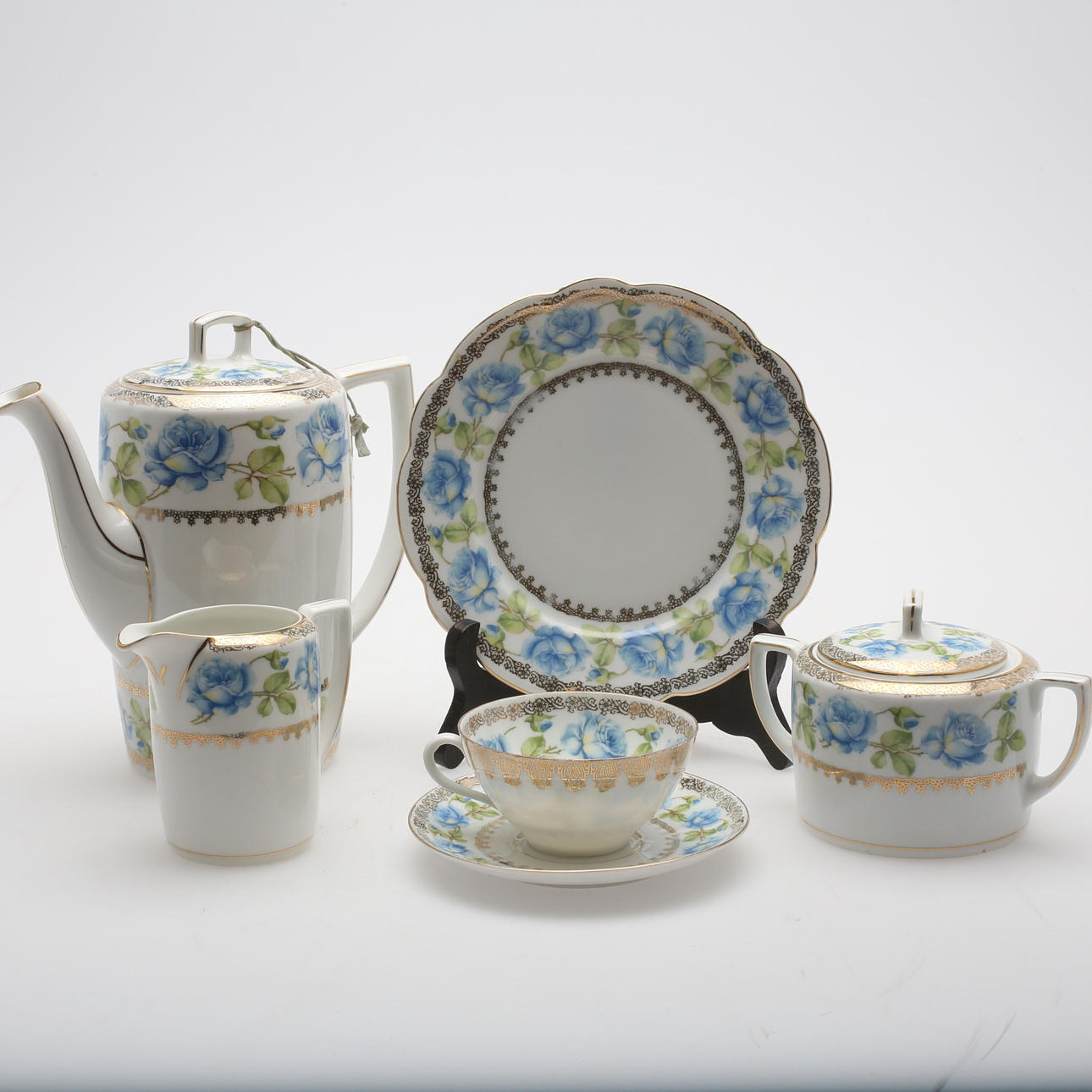 KAFFESERVIS, 35 delar, porslin, Altrohlau, Tjeckoslovakien.