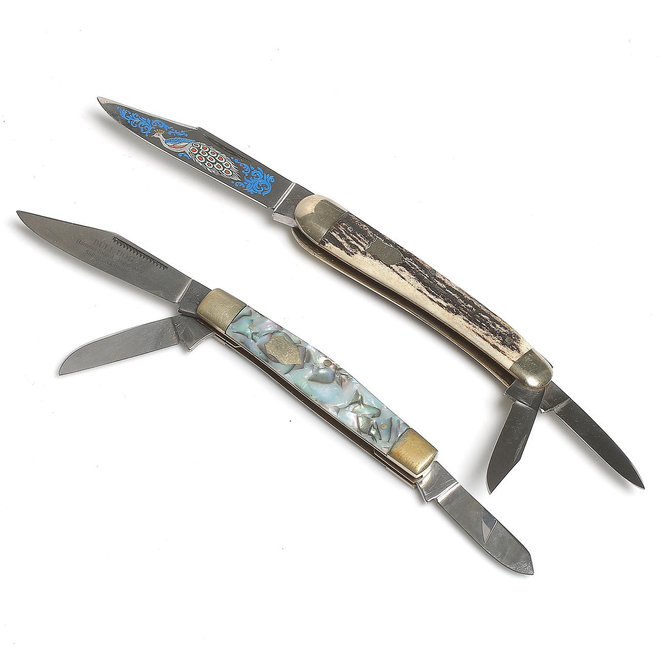 FICKKNIVAR, 2 st. Solingen. 1900-talets slut.