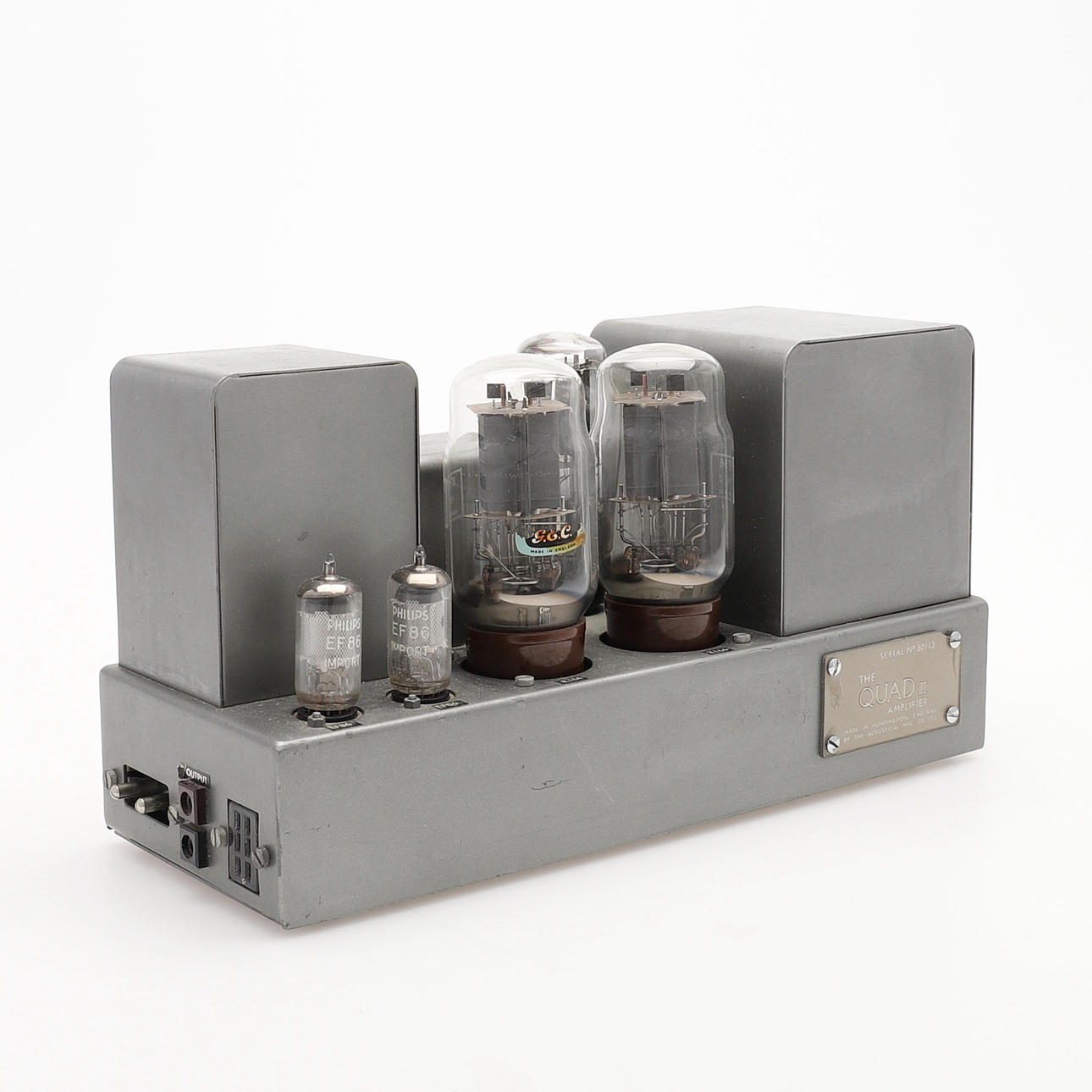 VERSTÄRKER/MONOBLOCK, „Quad II“, um 1967.