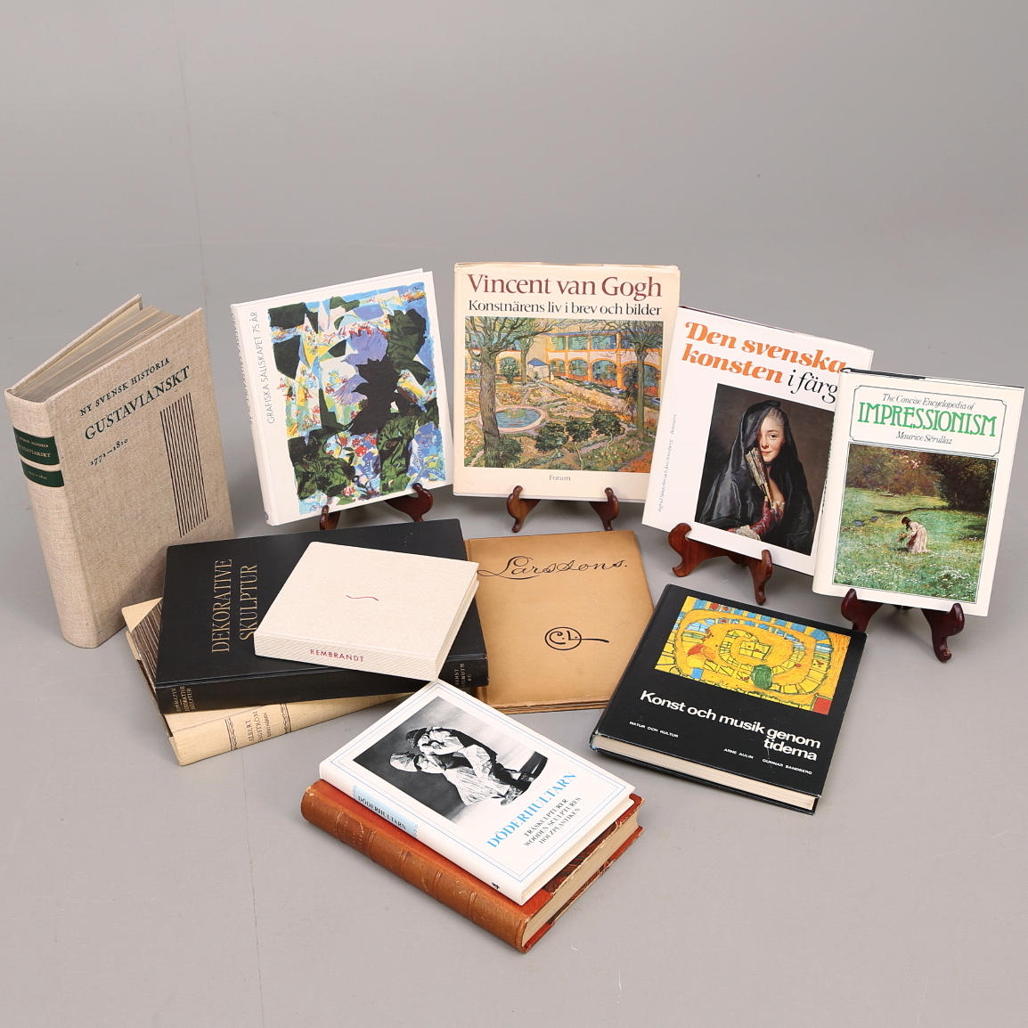 KONSTBÖCKER, 12 st.
