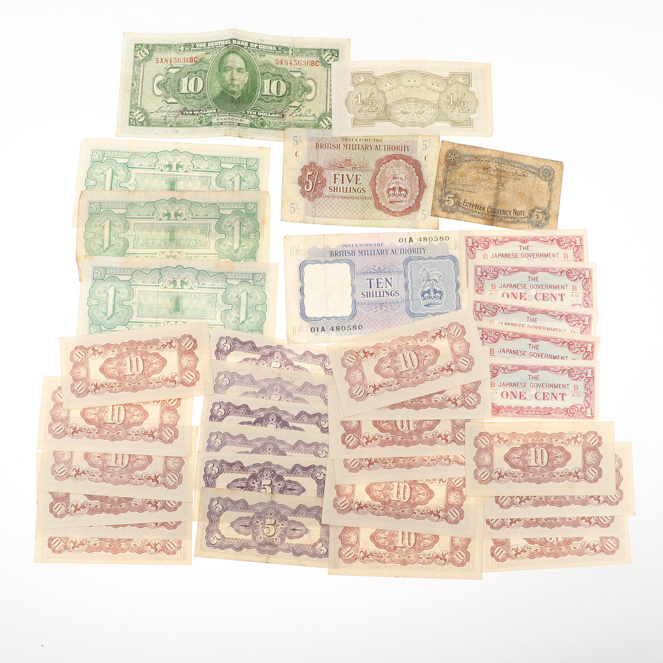 A GROUP OF BANKNOTES. Coins, Medals & Stamps - Other - Auctionet