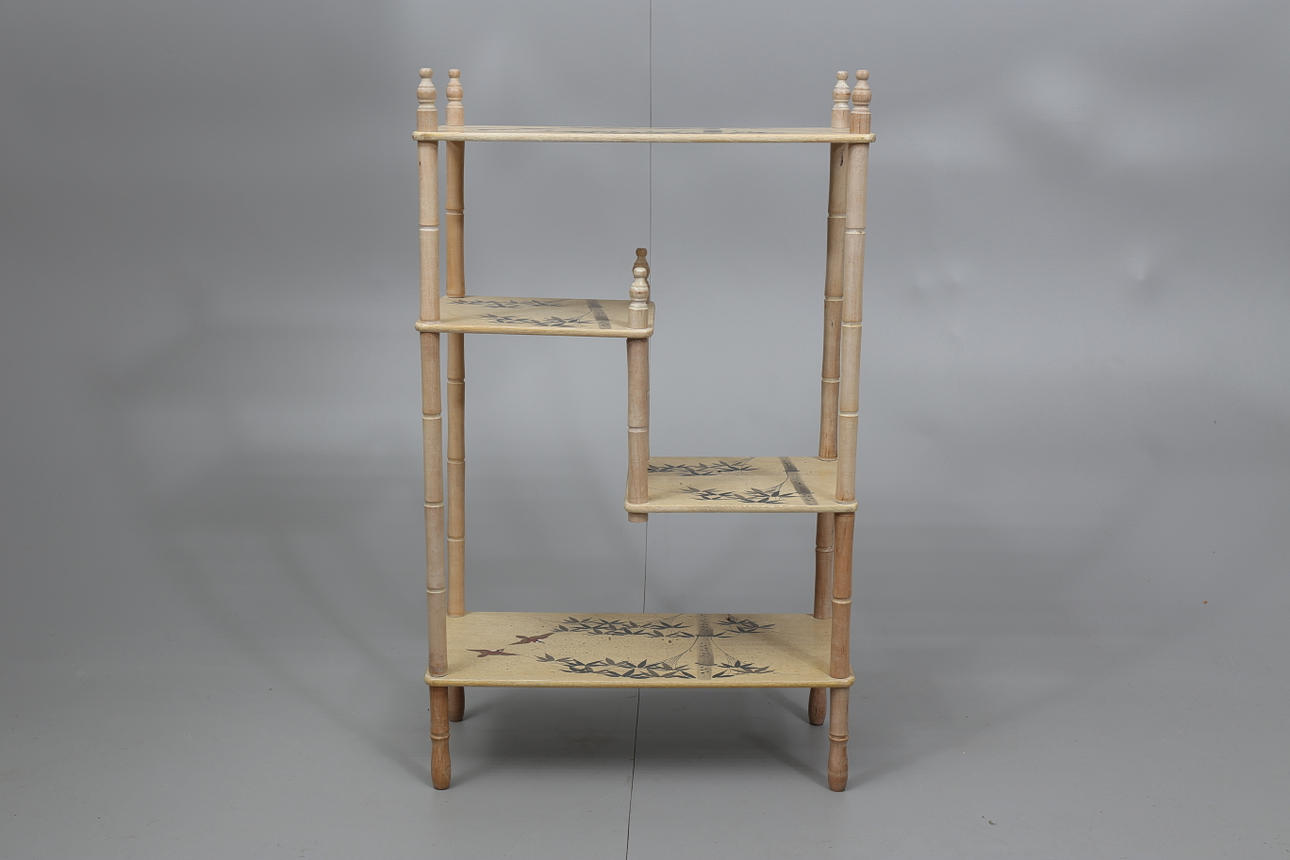 HYLLA, trä, 4 hyllplan, Kina, 1900-talets andra hälft.