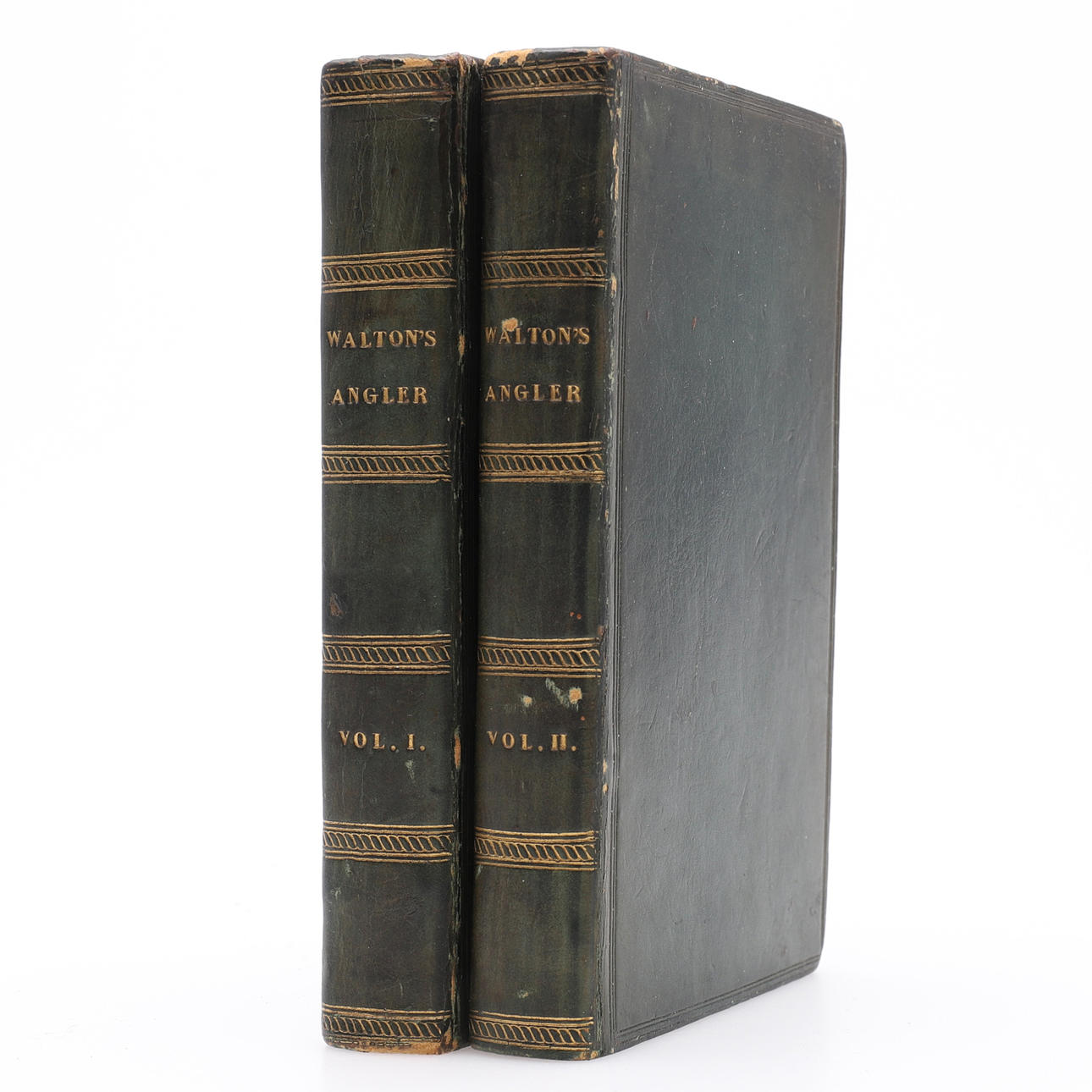 GUNNAR BRUSEWITZ EXAMPLES OF A CHARMING MINIATURE EDITION OF THE COMPLETE ANGLER FROM 1826.