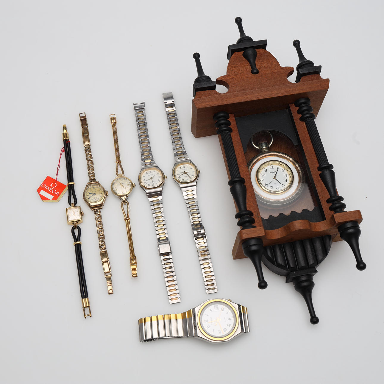 ARMBANDSUR 6 stycken samt FICKUR 1 styck.