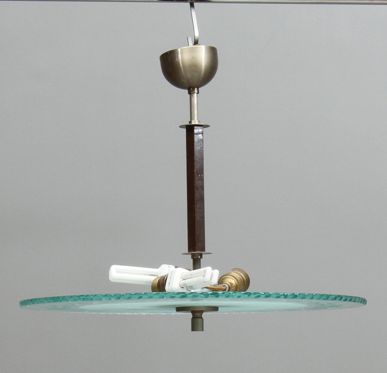 TAKPLAFOND, glas, metall och trä, funkis, 1900-tal.