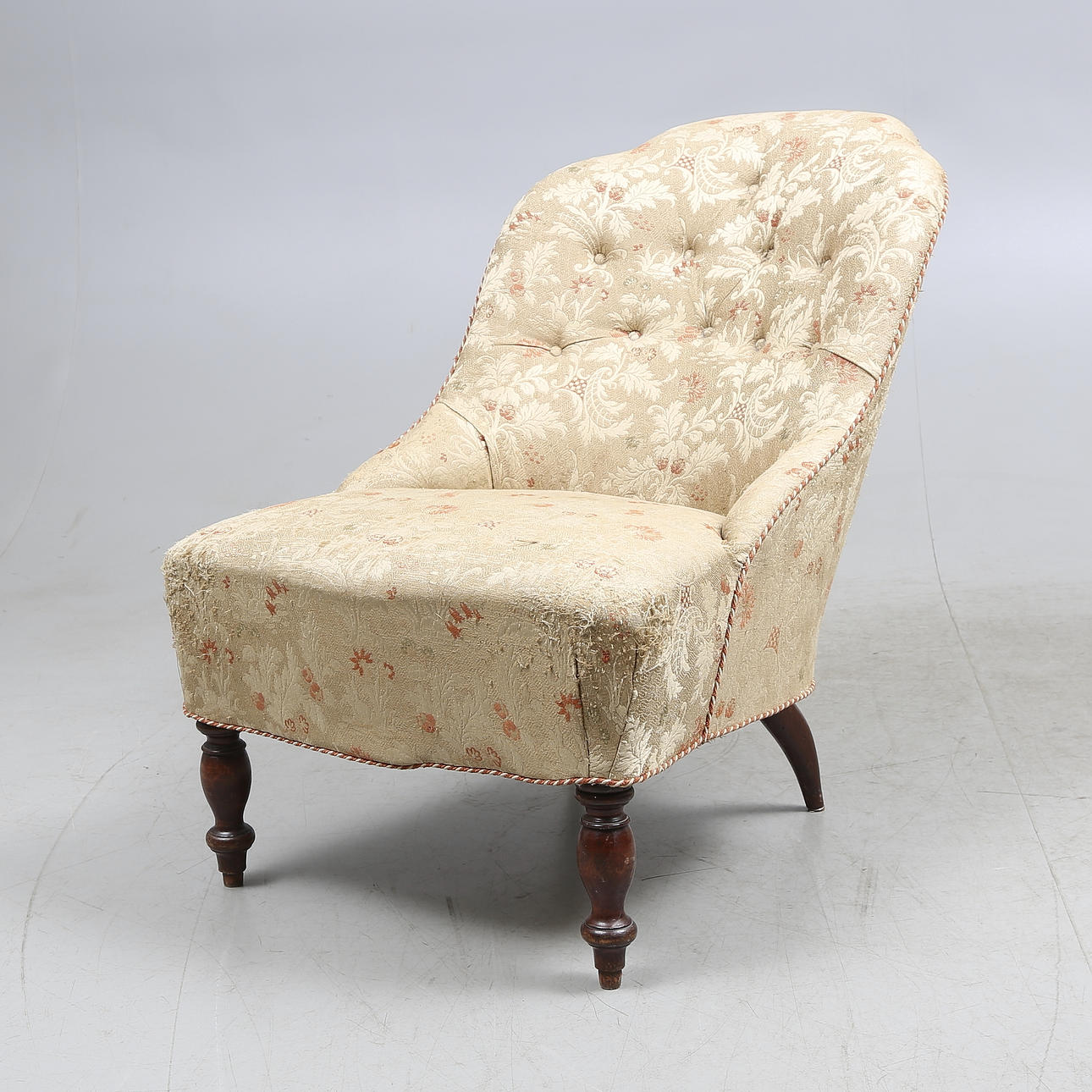 FÅTÖLJ, sent 1800-tal.