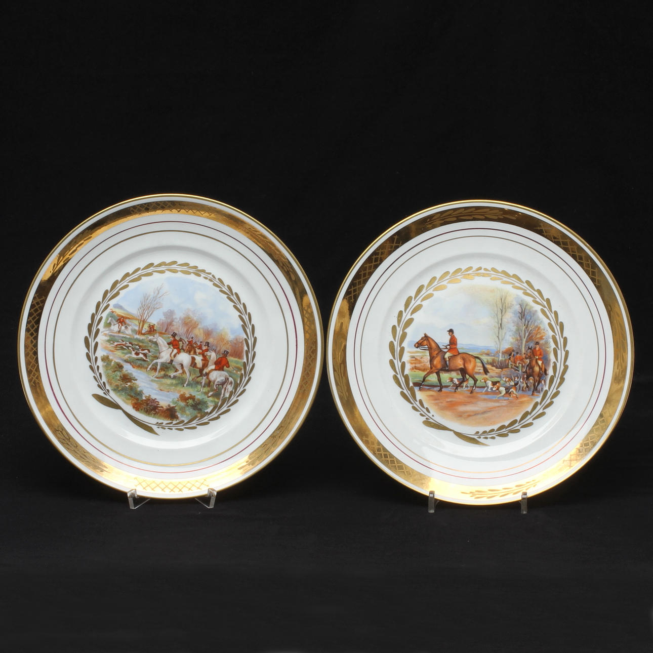 TALLRIKAR, ett par, porslin, Royal Copenhagen.