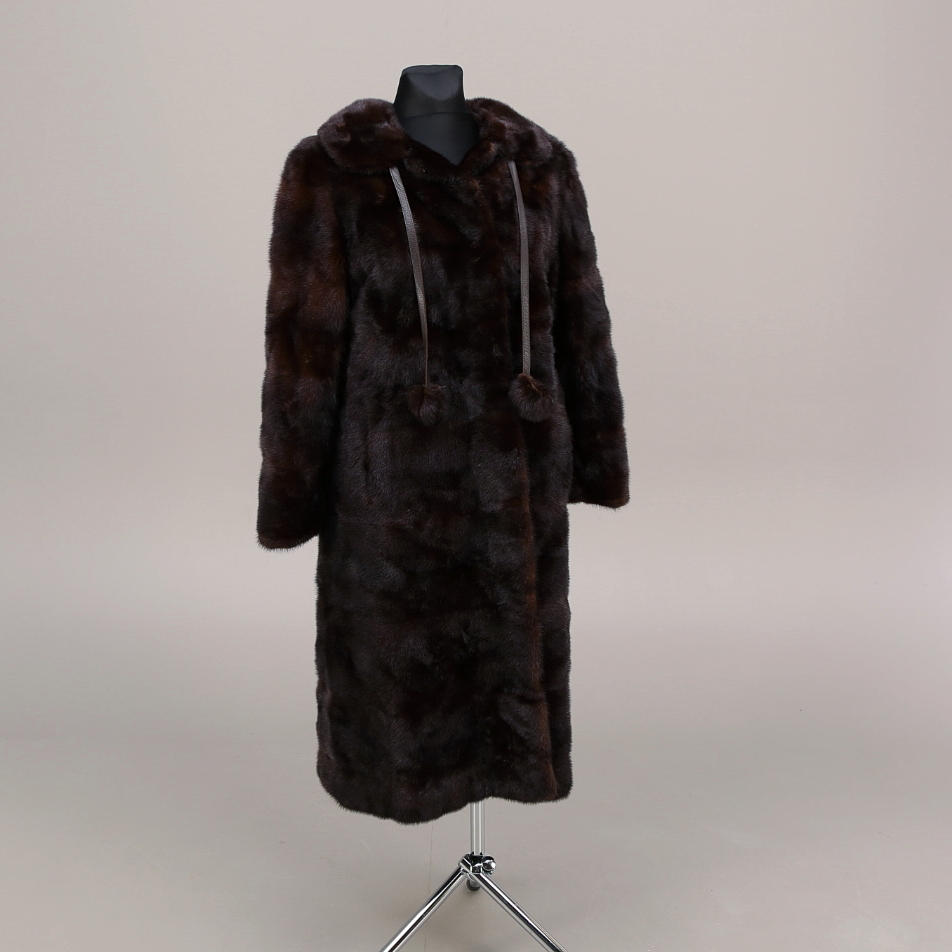 PÄLSKAPPA, Mink, Saga, ca stl 40, Wolds päls, Lidköping.