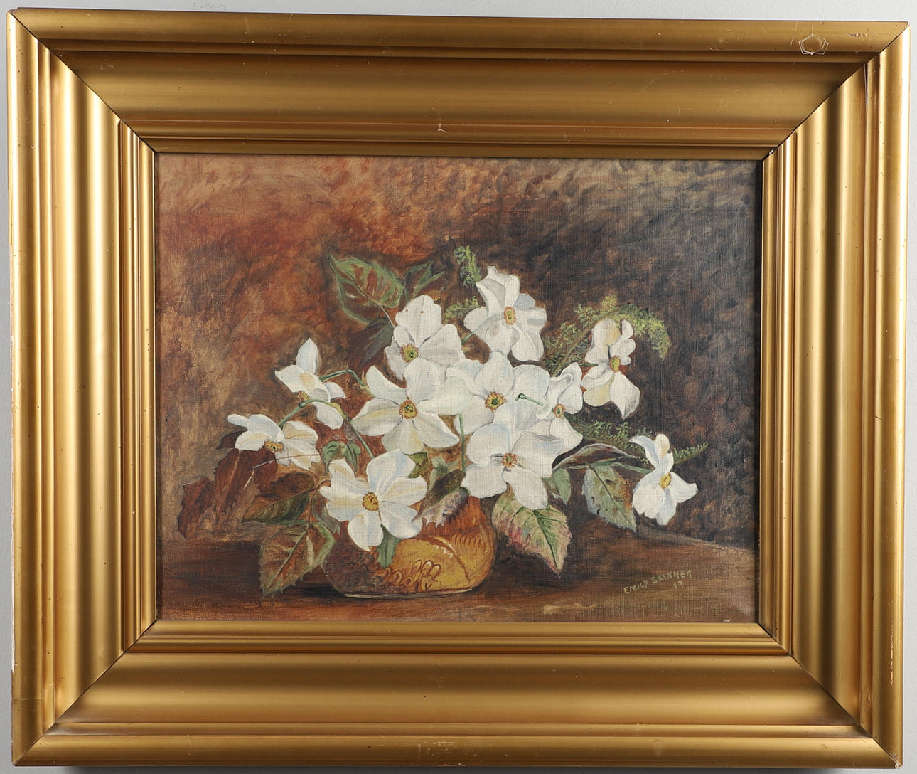 ENGELSKA SKOLAN, STILLEBEN AV BLOMMOR.