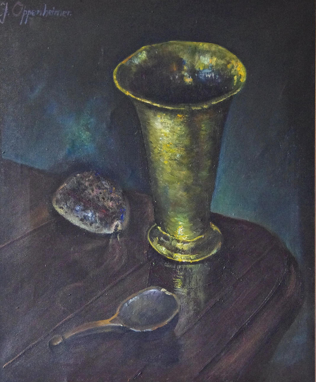 JONNY OPPENHEINER. Stilleben, olja på duk, signerad J. Oppenheiner.
