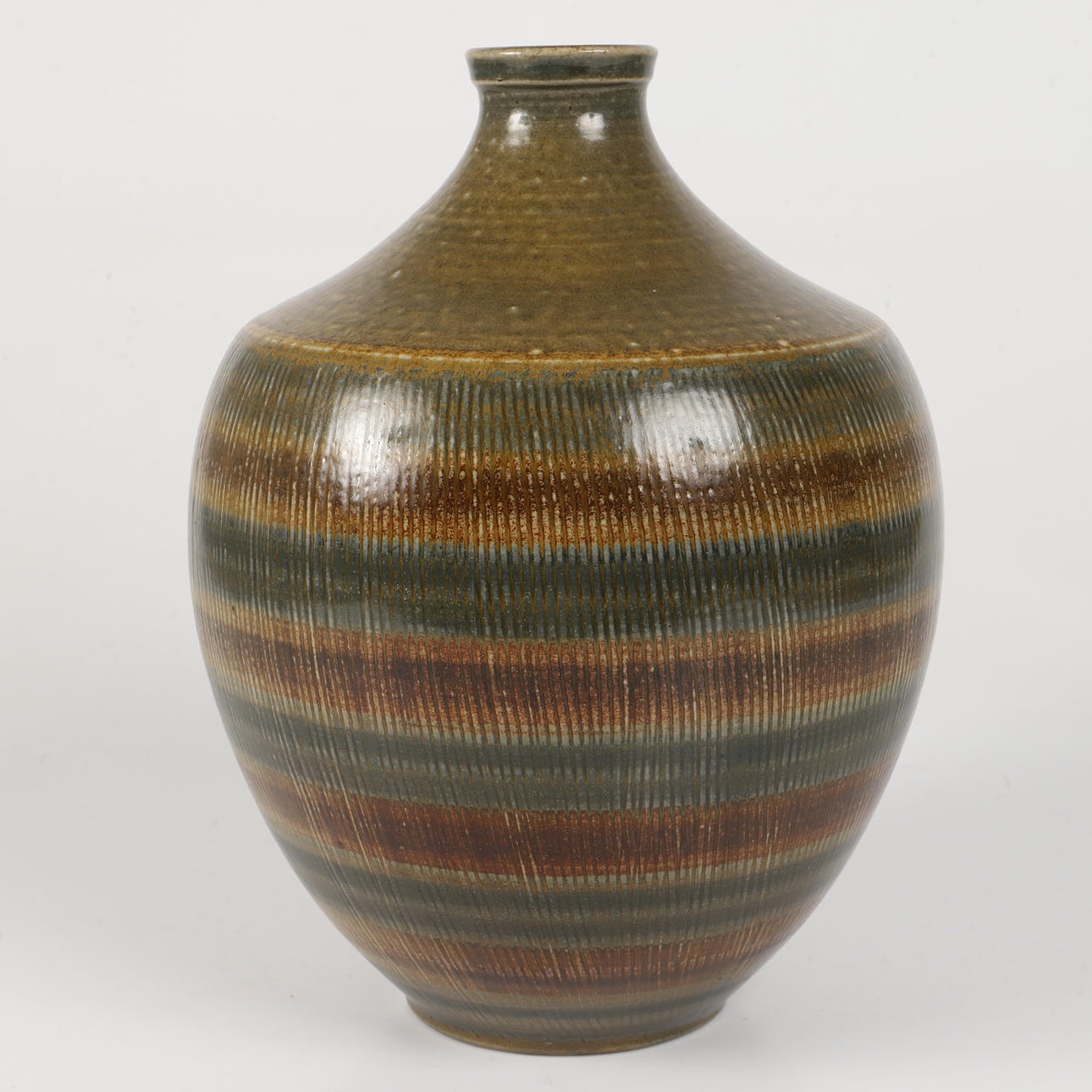 BIRGER LARSSON. Vase, ceramics, Wallåkra.