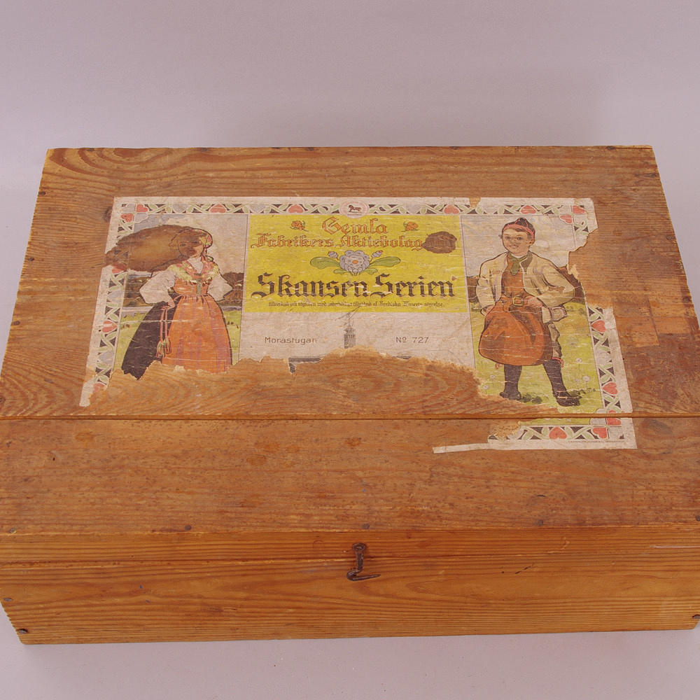 BYGGMODELL, "Mora stugan", Skansen serien.