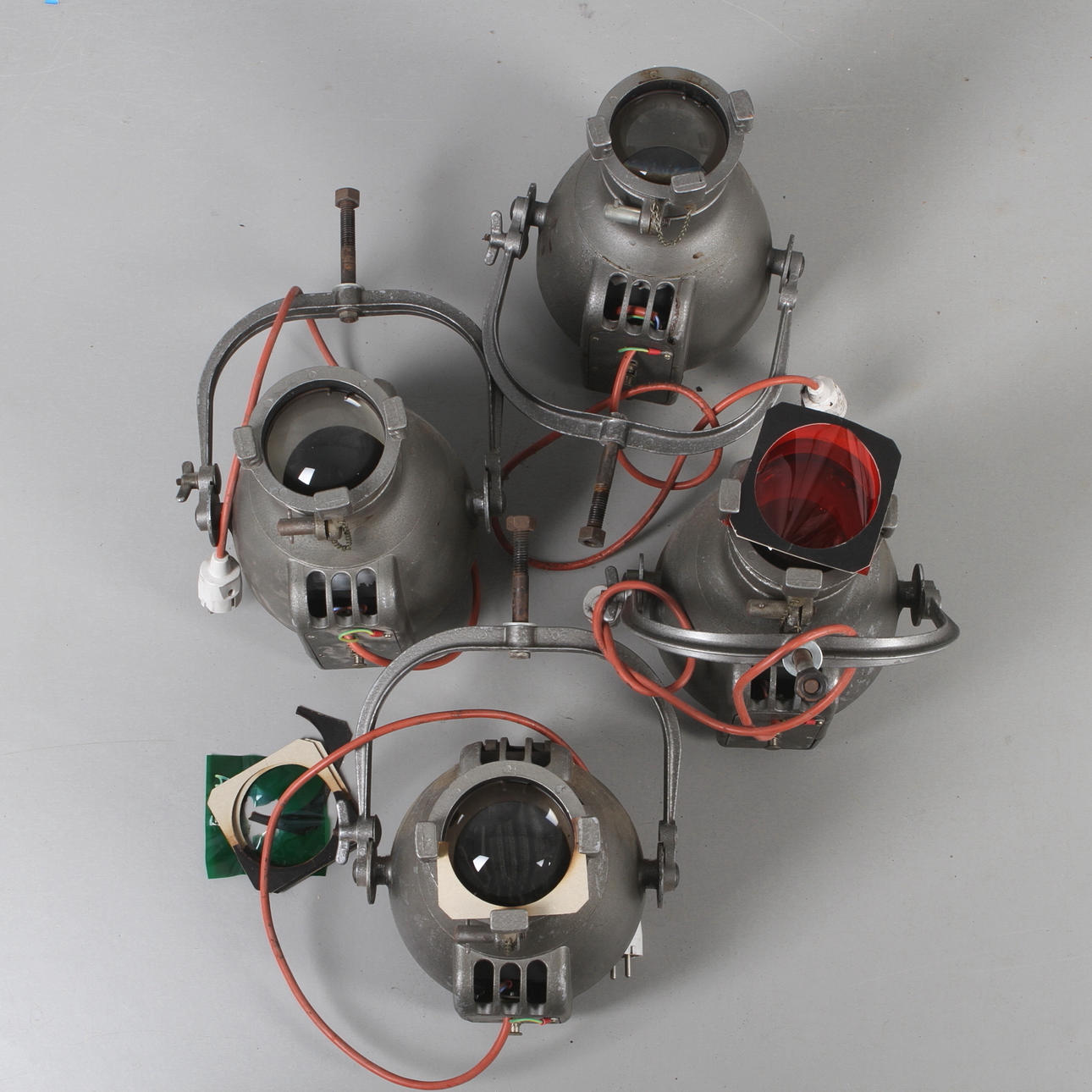 STRÅLKASTARE, 4 st, Strand Electric, England, 1959.