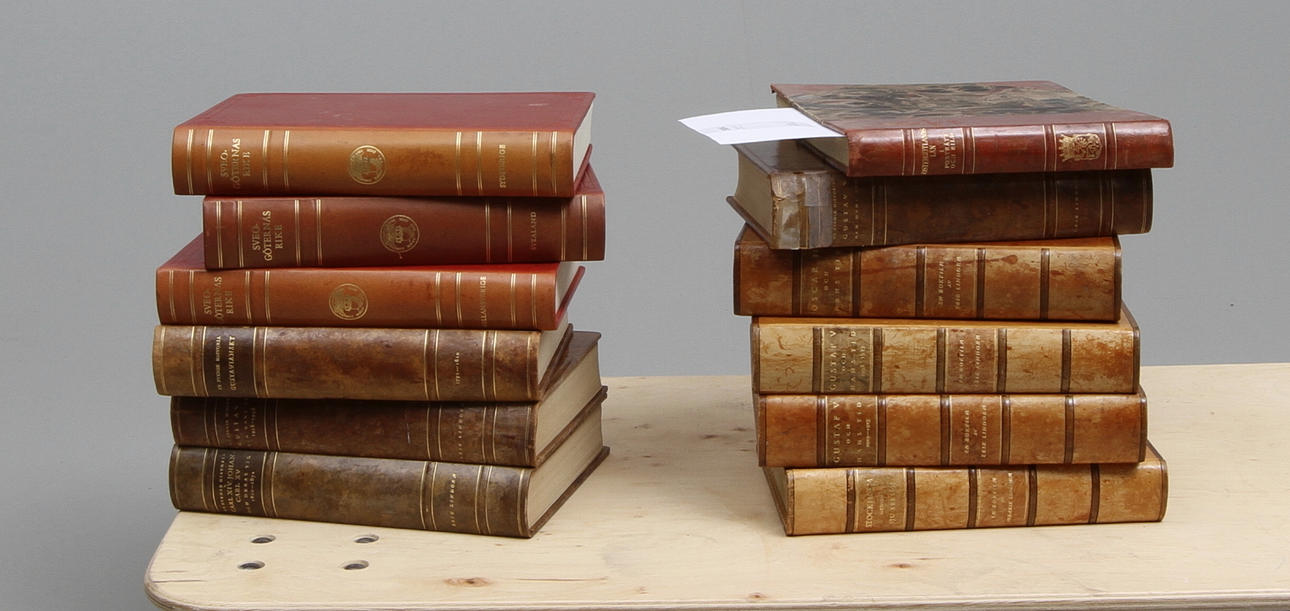 BÖCKER, 12 st, bl.a. historia.