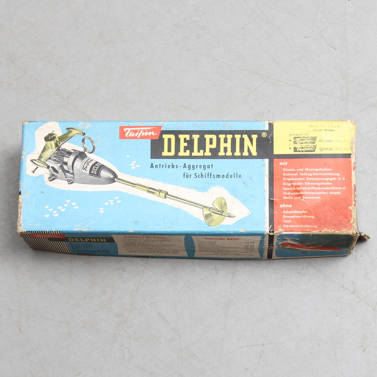 PROPPELLERAGGREGAT, TAIFUN DELPHIN i originalkartong.