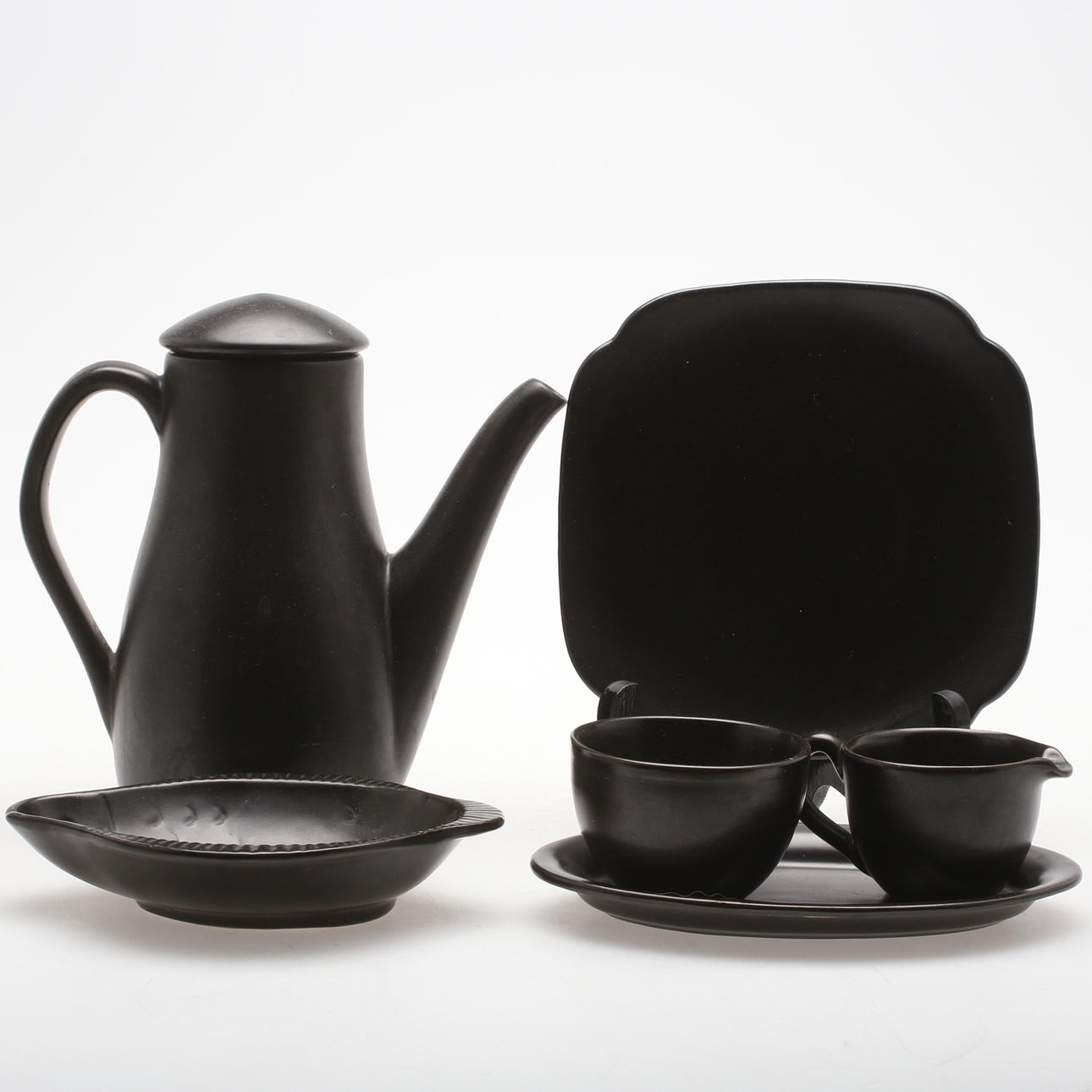 KERAMIKFÖREMÅL, 12 delar, Bo Fajans, 1900-tal.