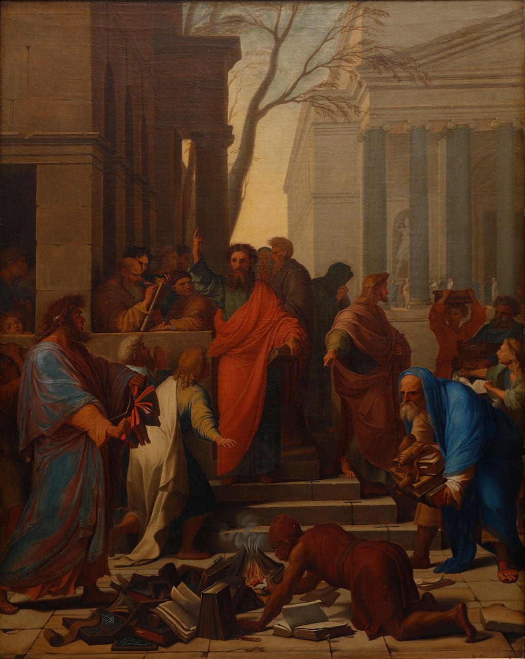 EUSTACHE LE SUEUR. EFTER. Saint Paul predikar i Efesos.