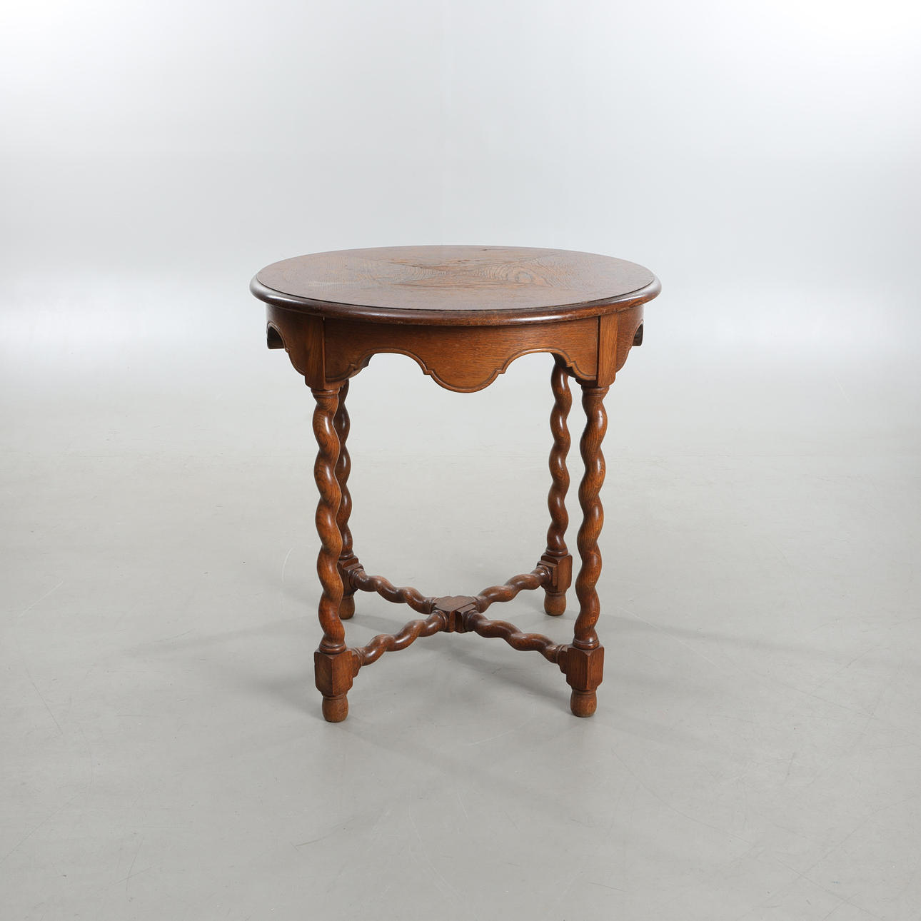 TABLE, oak, "Gillberga", baroque style, plate marked, NK, 1922.