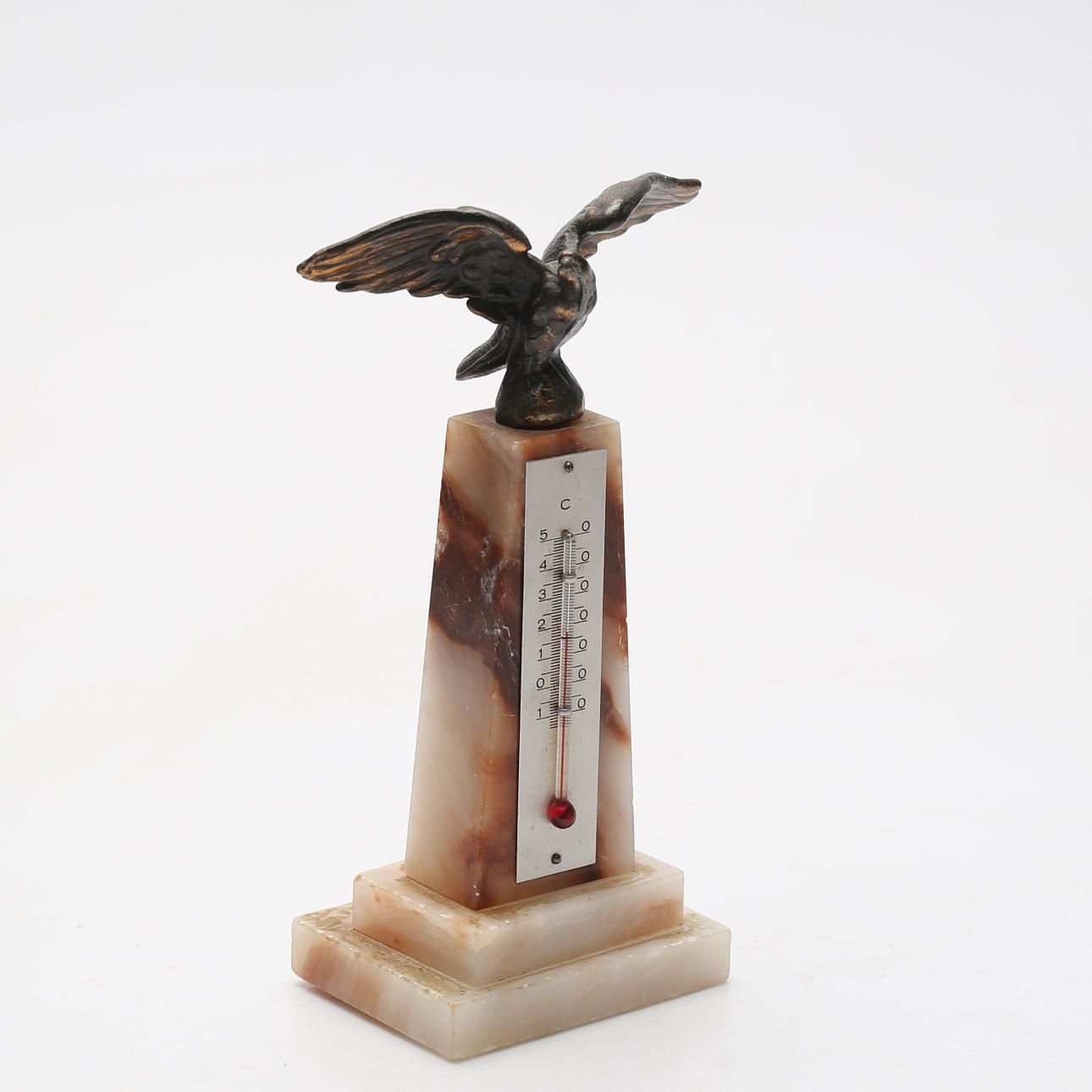 TERMOMETER, sten och metall, 1900-tal.