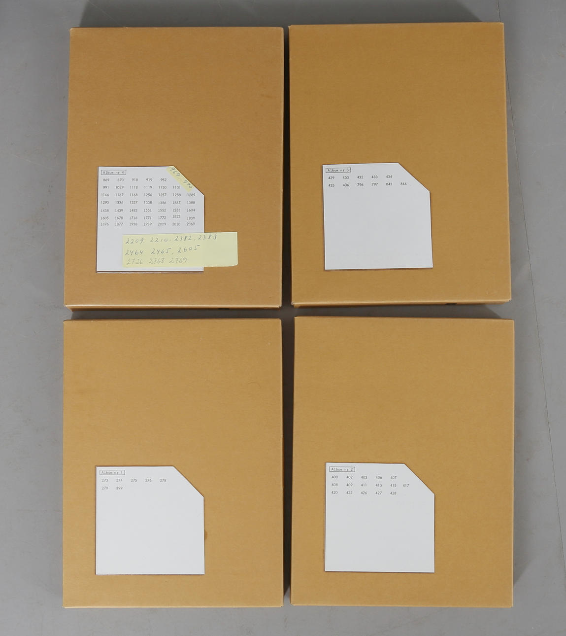 FRIMÄRKEN, Postfriska.