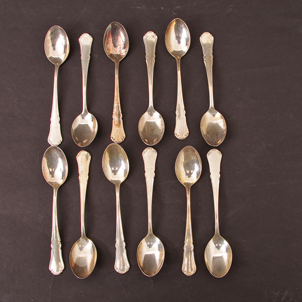 KAFFESKEDAR, "Rådhus", silver.