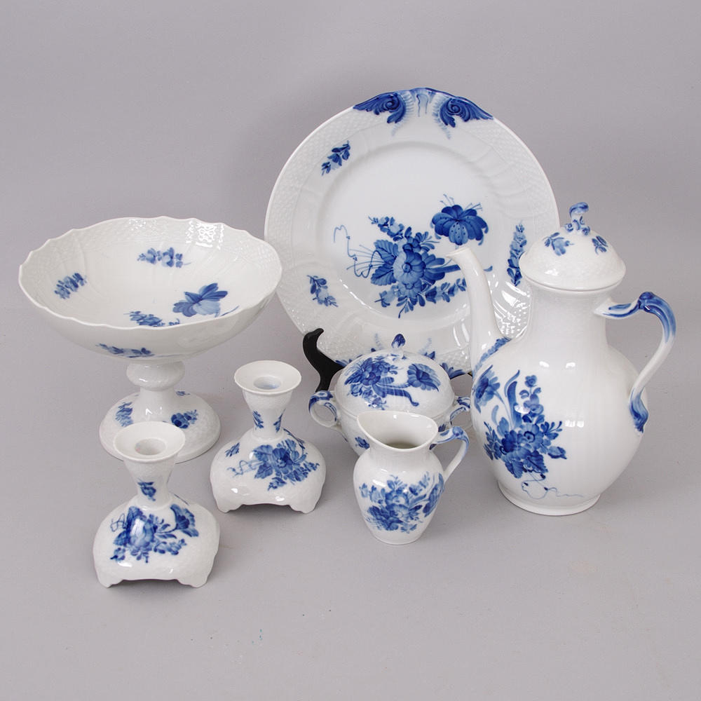 SERVISDELAR, "Blå Blomster", Royal Copenhagen.