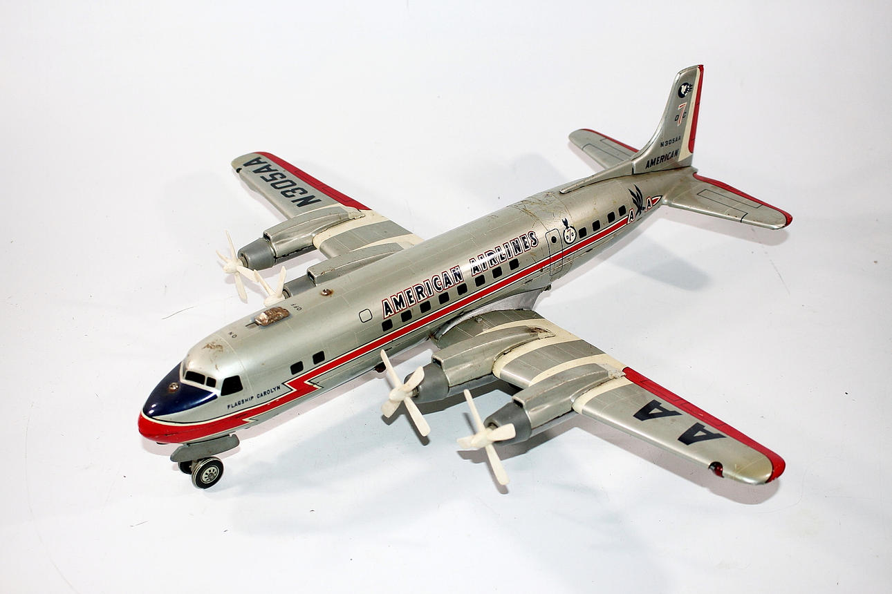 動画あり！！★LINE MAR TOYS 社アメリカン エアラインDC-7★ 動画あり！！☆LINE MAR TOYS 社アメリカン エアラインDC-7