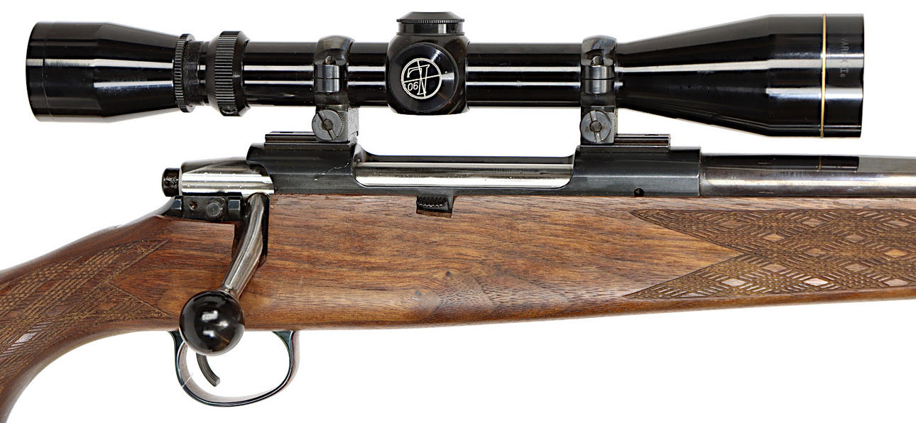 GUN WITH SILENCER, Repeater, make Varberger, model 757, caliber .30-06 ...