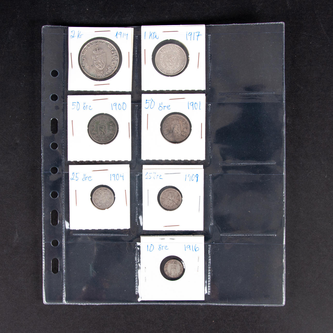 Äldre Norska Silvermynt.