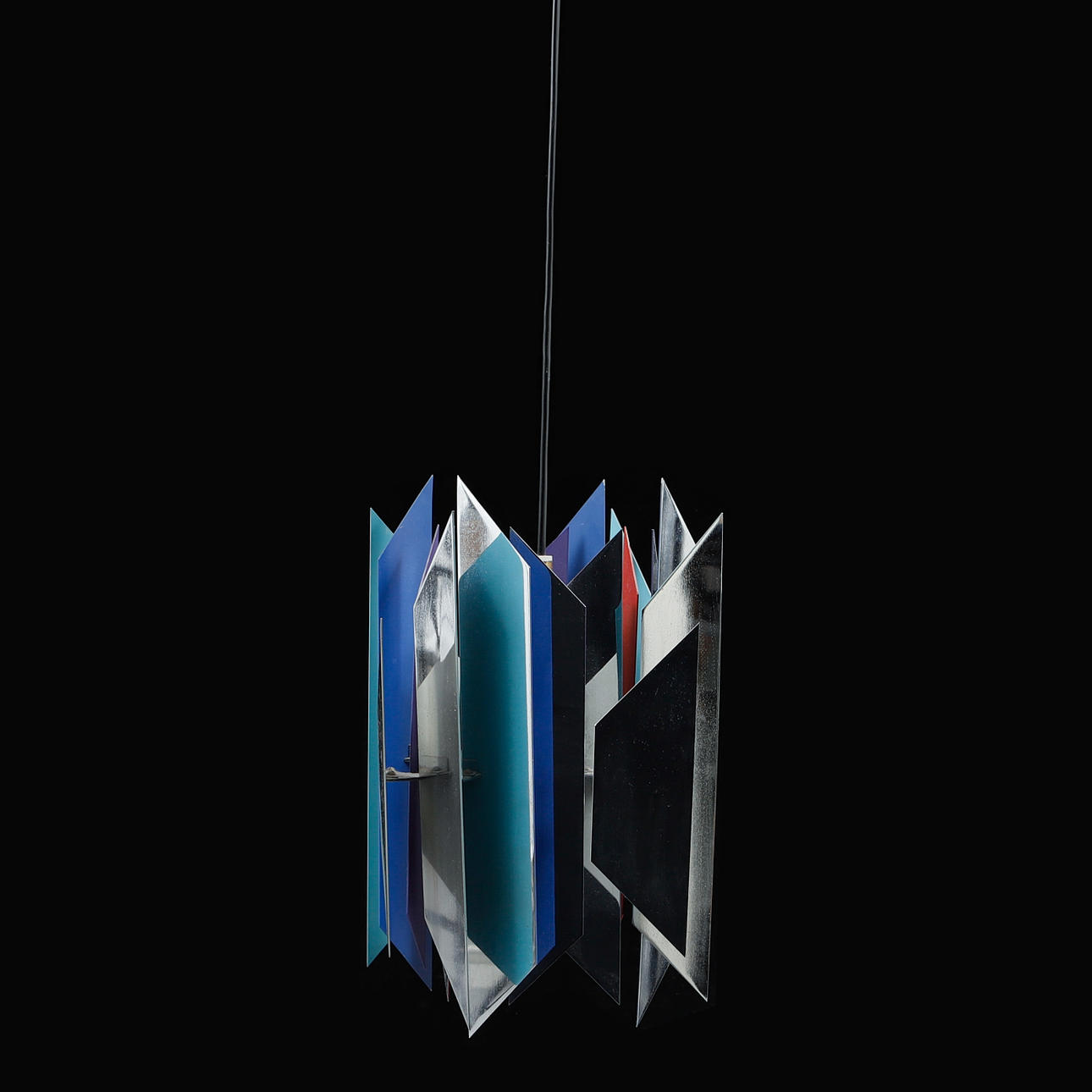 SIMON HENNINGSEN. Loftslampe, "Tivoli", Lyfa, Danmark.