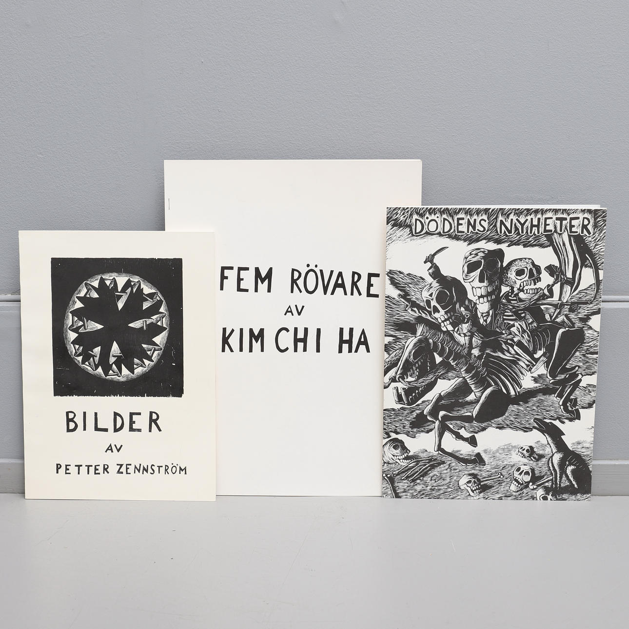 PETTER ZENNSTRÖM. PUBLICATIONS, THREE PIECES.