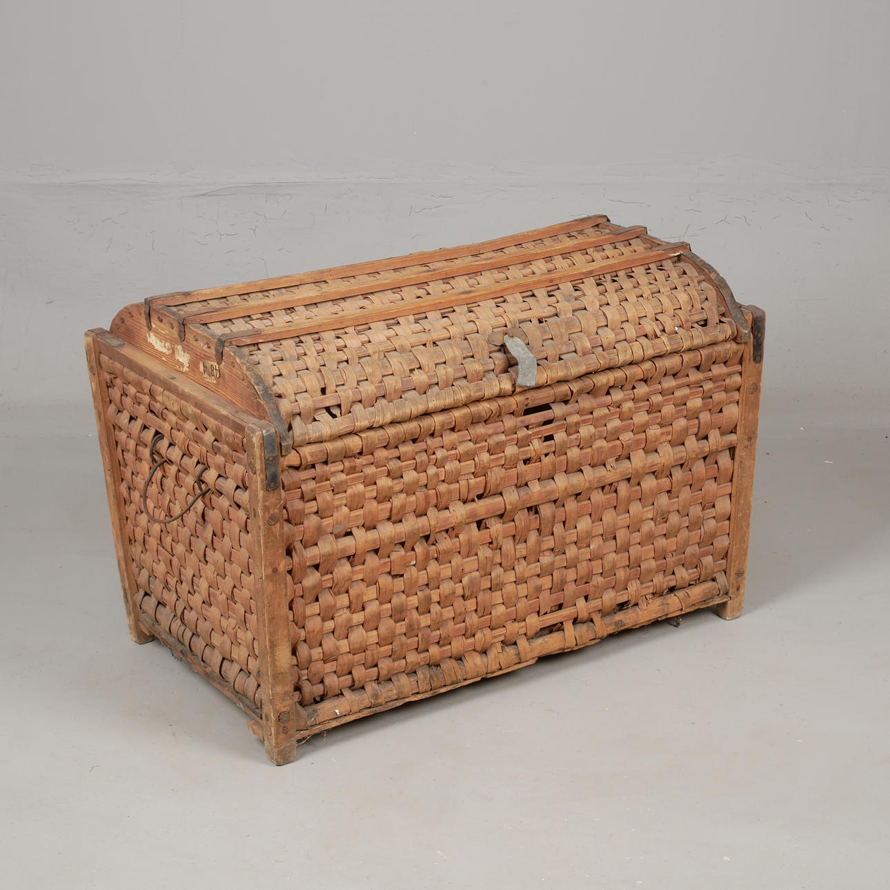 ATAÚD, mimbre, principios del siglo XX.