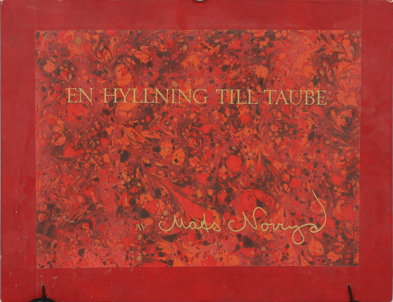 MATS NORRYD. "En hyllning till Taube", mapp, 6 st färglitografier, signerade och numrerade.