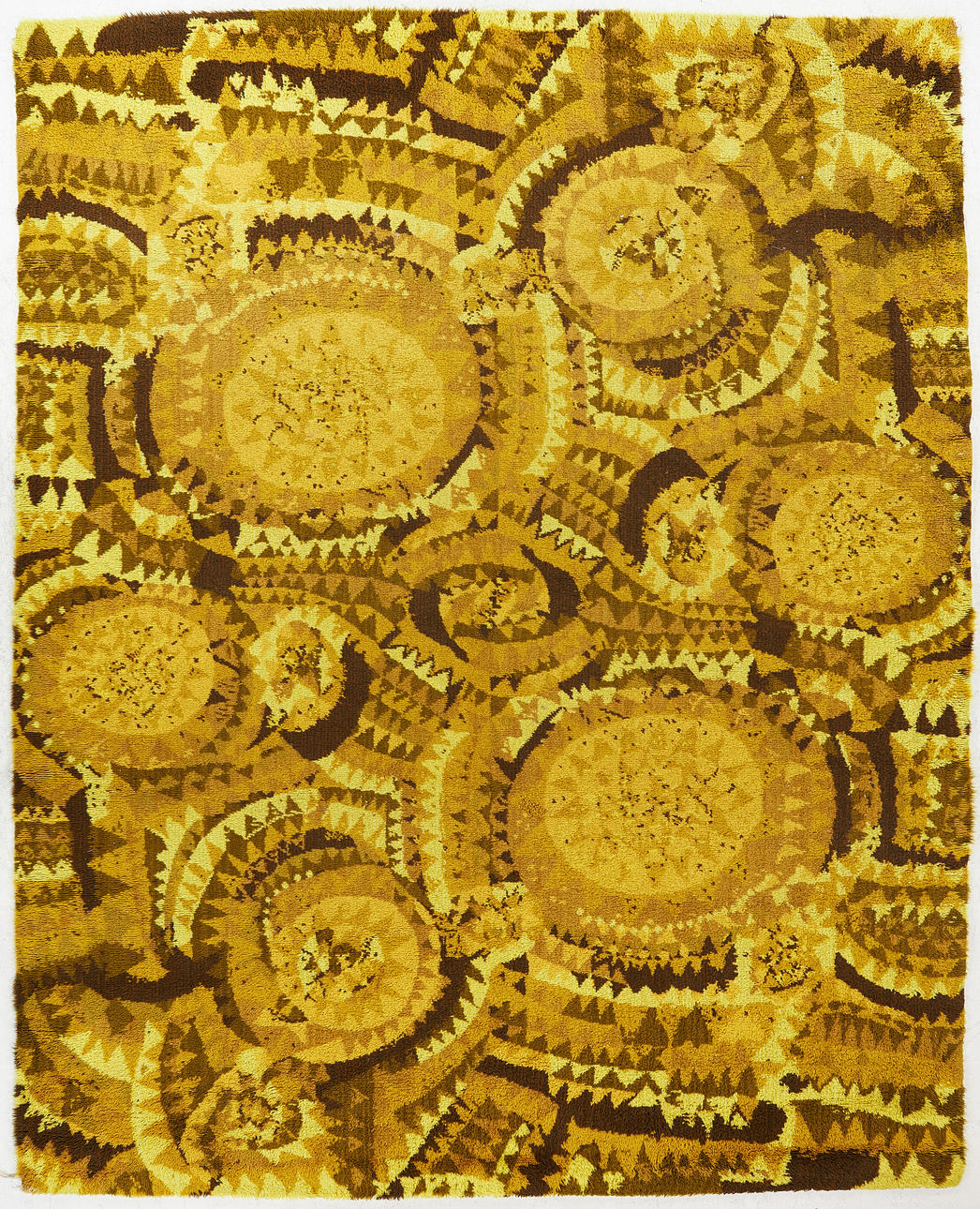 RUG. 1970s, Gilde Muster, Germany.