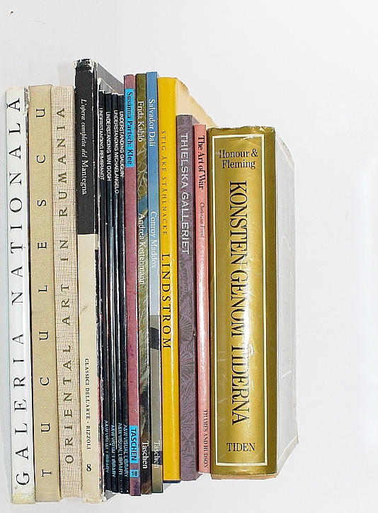 KONSTBÖCKER, 16 st.