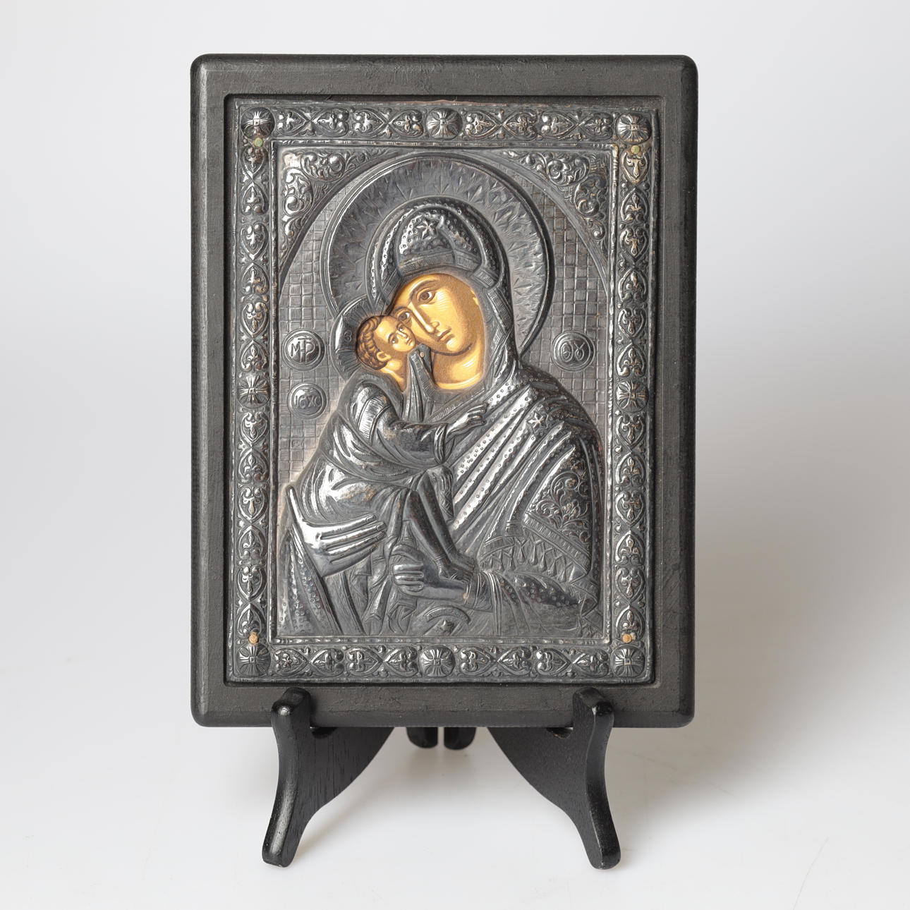 ICON, with silver rizza, Greece.