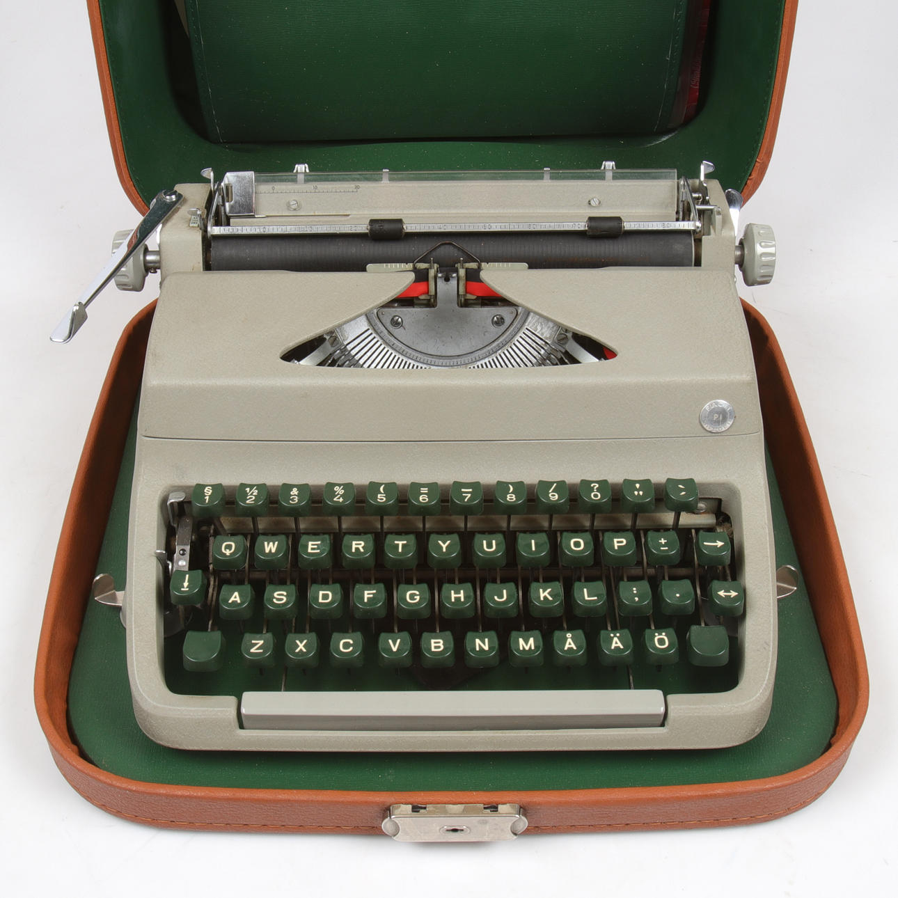 RESESKRIVMASKIN, design Sigvard Bernadotte Facit, 1900-talets mitt.