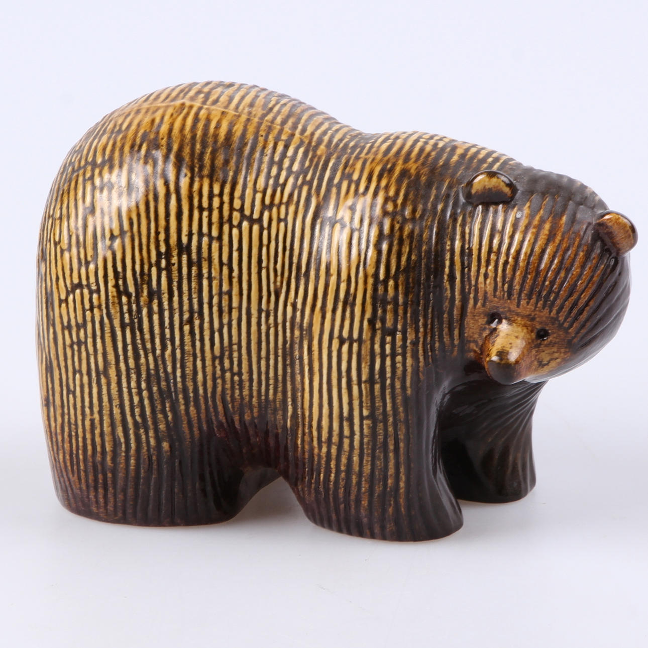 FIGURIN, stengods, Björn ur serien "Skansen", Lisa Larson, Gustavsberg.