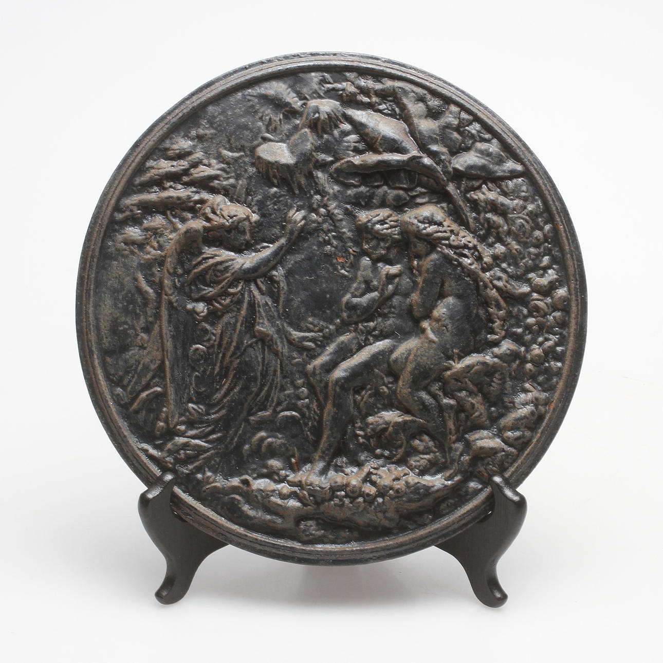 VÄGGRELIEF, gjutjärn, 1800/1900-tal.