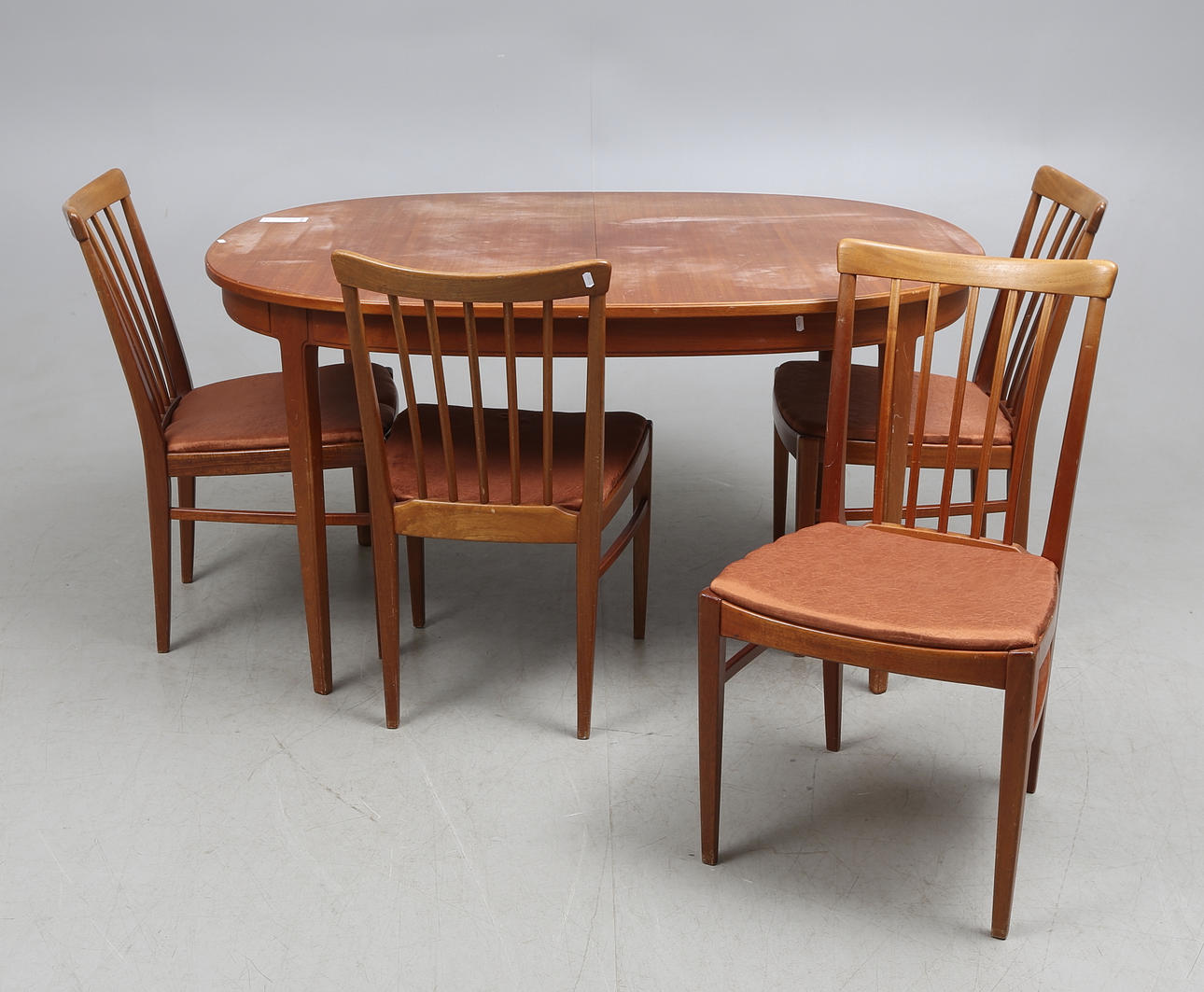 MATSALSGRUPP, 5 delar, "Herrgården", design Carl Malmsten, Bodafors.