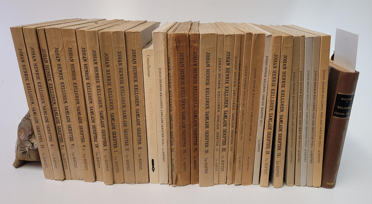 John Henrik Kellgren. Ca 32 Volymer.